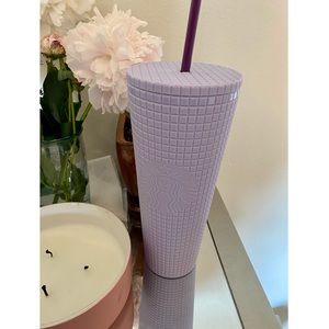 Starbucks Lilac disco grid tumbler🌟💜